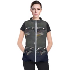 Space Travel Spaceship Space Women s Puffer Vest