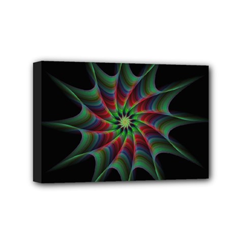 Star Abstract Burst Starburst Mini Canvas 6  X 4  by Celenk