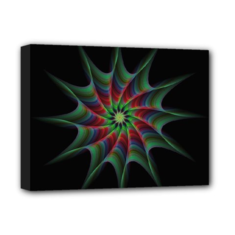 Star Abstract Burst Starburst Deluxe Canvas 16  X 12   by Celenk