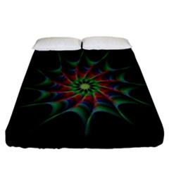 Star Abstract Burst Starburst Fitted Sheet (california King Size) by Celenk