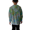 Triangle Background Abstract Hooded Wind Breaker (Kids) View2