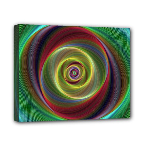 Spiral Vortex Fractal Render Swirl Canvas 10  X 8  by Celenk