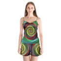 Spiral Vortex Fractal Render Swirl Satin Pajamas Set View1