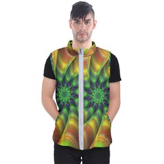 Vision Wallpaper Decoration Men s Puffer Vest by Celenk