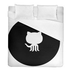 Logo Icon Github Duvet Cover (full/ Double Size)