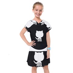 Logo Icon Github Kids  Drop Waist Dress