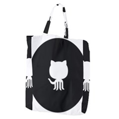 Logo Icon Github Giant Grocery Zipper Tote by Celenk