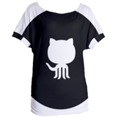 Logo Icon Github Women s Oversized Tee