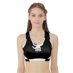 Logo Icon Github Sports Bra With Border by Celenk