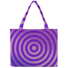 Circle Target Focus Concentric Mini Tote Bag by Celenk