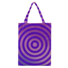 Circle Target Focus Concentric Classic Tote Bag by Celenk