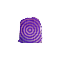 Circle Target Focus Concentric Drawstring Pouches (xs)  by Celenk