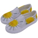 Art Daisy Flower Art Flower Deco Kids  Canvas Slip Ons View2