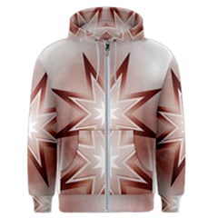 Star Christmas Festival Decoration Men s Zipper Hoodie by Celenk