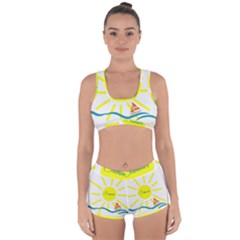 Summer Beach Holiday Holidays Sun Racerback Boyleg Bikini Set by Celenk