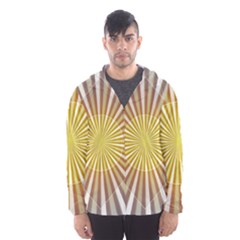 Abstract Art Modern Abstract Hooded Wind Breaker (men)