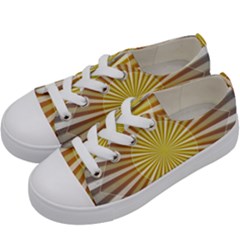 Abstract Art Modern Abstract Kids  Low Top Canvas Sneakers