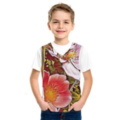 Flower Hostanamone Drawing Plant Kids  Sportswear by Celenk