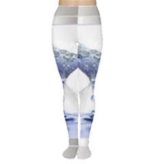 Time Water Movement Drop Of Water Women s Tights by Celenk