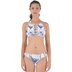 Time Water Movement Drop Of Water Perfectly Cut Out Bikini Set by Celenk