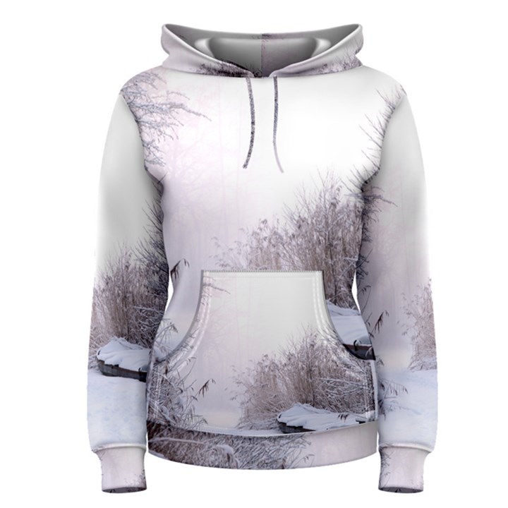 Winter Snow Ice Freezing Frozen Women s Pullover Hoodie