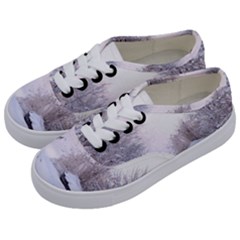 Winter Snow Ice Freezing Frozen Kids  Classic Low Top Sneakers by Celenk