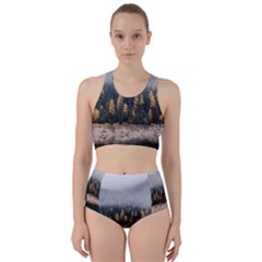 Trees Plants Nature Forests Lake Racer Back Bikini Set