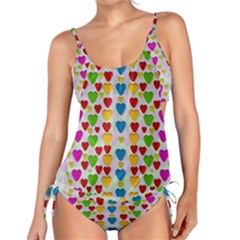 So Sweet And Hearty As Love Can Be Tankini Set by pepitasart