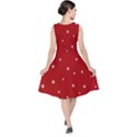 Christmas pattern V-Neck Midi Sleeveless Dress  View2