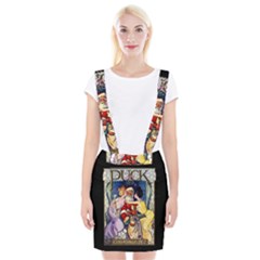 Vintage Santa Claus  Braces Suspender Skirt by Valentinaart