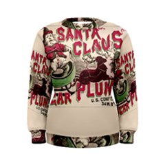 Vintage Santa Claus  Women s Sweatshirt by Valentinaart