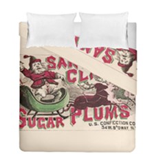 Vintage Santa Claus  Duvet Cover Double Side (full/ Double Size) by Valentinaart