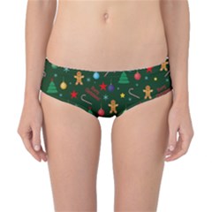 Christmas Pattern Classic Bikini Bottoms by Valentinaart