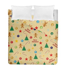 Christmas Pattern Duvet Cover Double Side (full/ Double Size) by Valentinaart