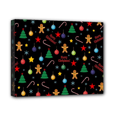 Christmas pattern Canvas 10  x 8 