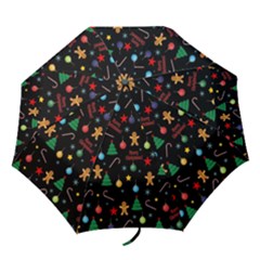 Christmas pattern Folding Umbrellas