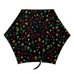 Christmas pattern Mini Folding Umbrellas