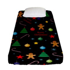 Christmas pattern Fitted Sheet (Single Size)