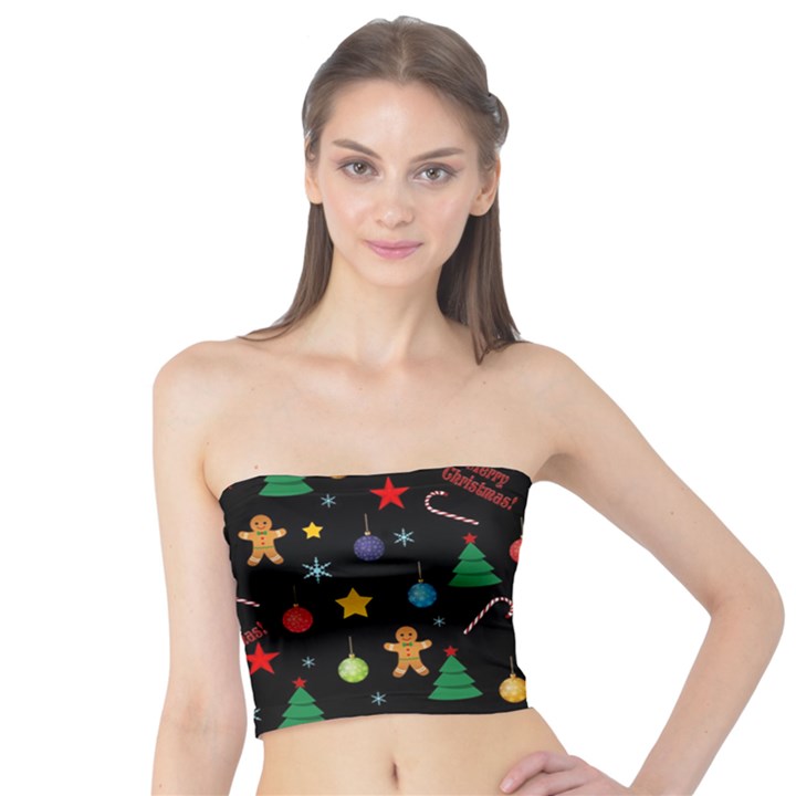 Christmas pattern Tube Top