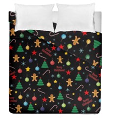 Christmas pattern Duvet Cover Double Side (Queen Size)