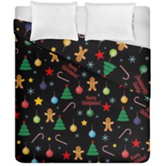 Christmas pattern Duvet Cover Double Side (California King Size)