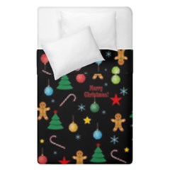 Christmas pattern Duvet Cover Double Side (Single Size)