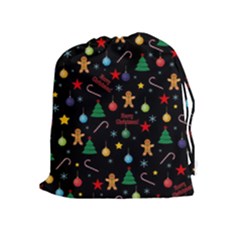 Christmas pattern Drawstring Pouches (Extra Large)