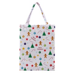 Christmas Pattern Classic Tote Bag by Valentinaart