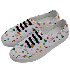 Christmas Pattern Men s Classic Low Top Sneakers by Valentinaart