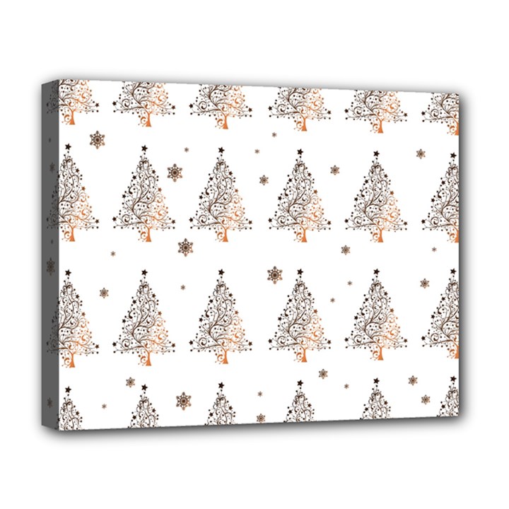 Christmas tree - pattern Deluxe Canvas 20  x 16  