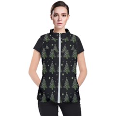 Christmas Tree - Pattern Women s Puffer Vest