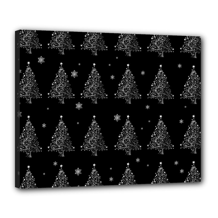 Christmas tree - pattern Canvas 20  x 16 