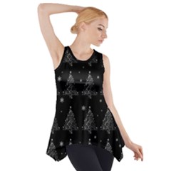 Christmas Tree - Pattern Side Drop Tank Tunic by Valentinaart