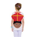 Cutieful Kids Art Funny Zwarte Piet Friend of St  Nicholas wearing his Miter Kids  One Piece Tee View2